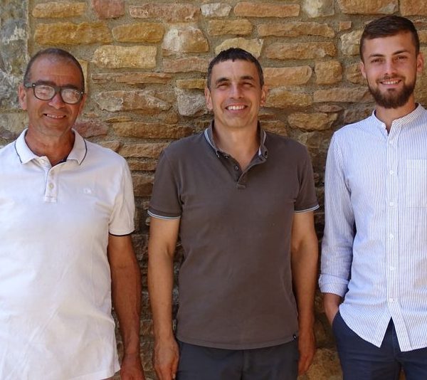 Domaine Le Bouc et la Treille, Stéphane Vier, Yves Aubry et Thimothée Bechonnet